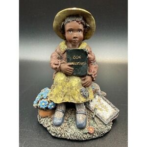 1999 Genmore Corp Girl Reading "Our History" Book Figurine – Resin